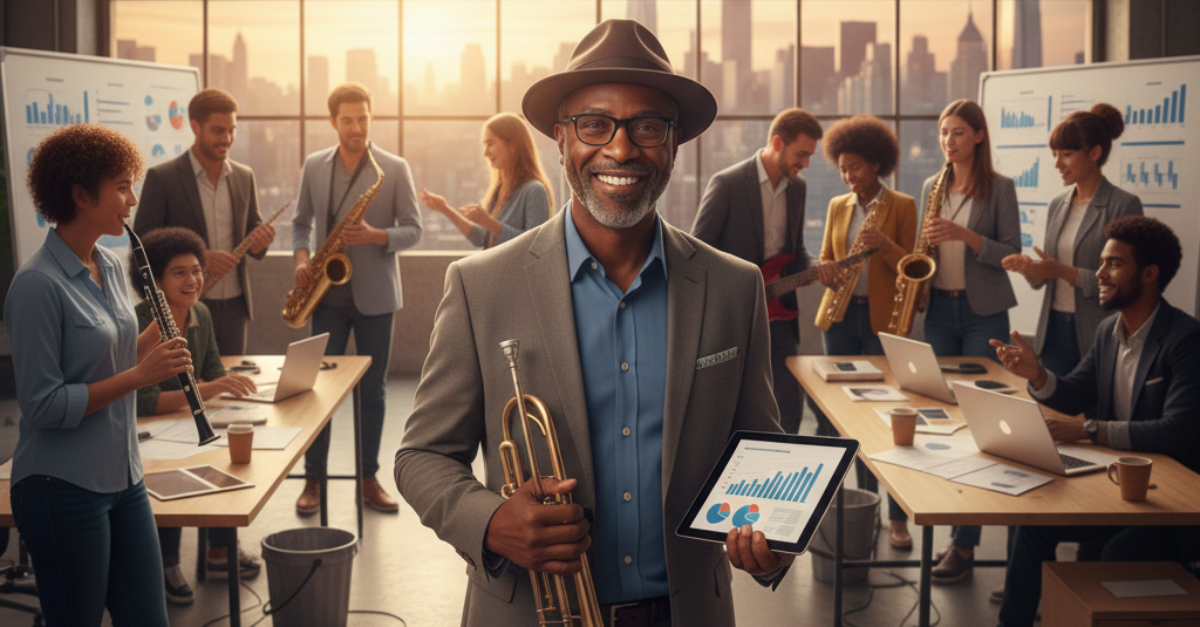 Um músico resolveu o problema das demissões em massa nos EUA